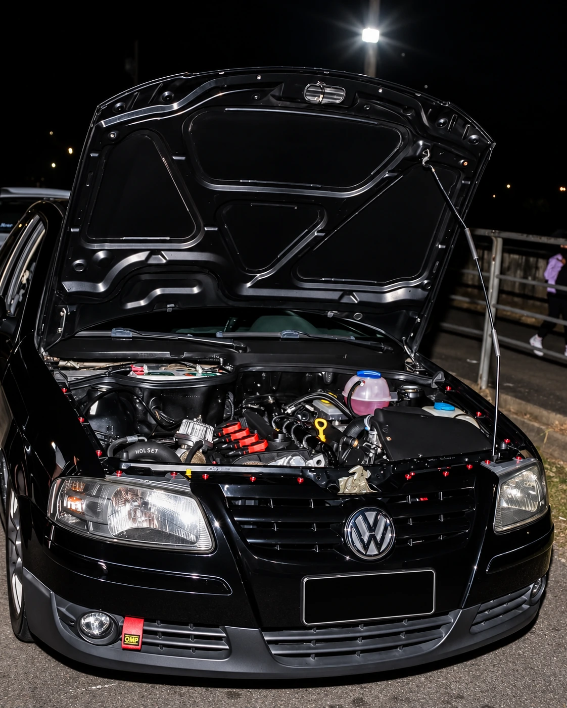 Projeto Volkswagen Gol preto em desenvolvimento na Akira Motors